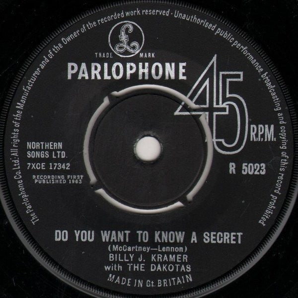 Billy J. Kramer & The Dakotas - Do You Want To Know A Secret