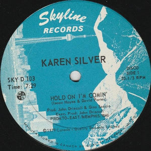 Karen Silver - Hold On I'm Comin' - Quarantunes