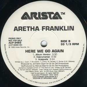 Aretha Franklin - Here We Go Again 1998 - Quarantunes