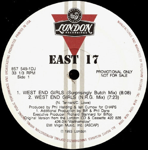 East 17 - West End Girls