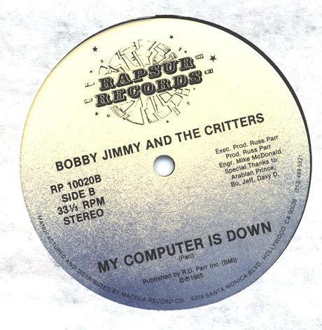 Bobby Jimmy And The Critters - Gotta Potty 1985 - Quarantunes
