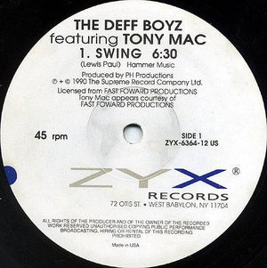 The Deff Boyz featuring Tony Mac - Swing 1990 - Quarantunes