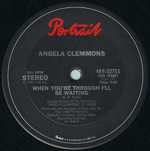 Angela Clemmons - Give Me Just A Little More Time - 1982 - Quarantunes