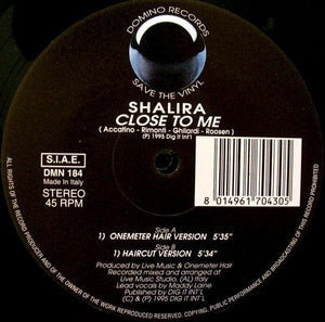 Shalira - Close To Me - 1995 - Quarantunes