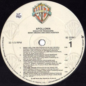 Apollonia - Apollonia 1988 - Quarantunes