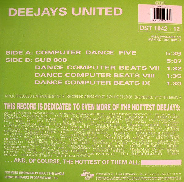 Deejays United - Computer Dance Five