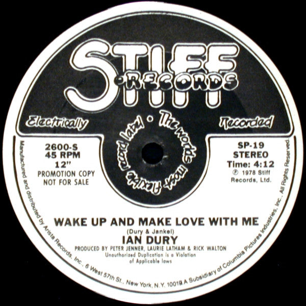 Ian Dury - Wake Up And Make Love With Me