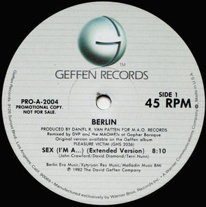 Berlin - 12 Inches Of "Sex..." - 1982 - Quarantunes