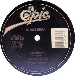 Hiroshima - One Wish (12") 1985 - Quarantunes