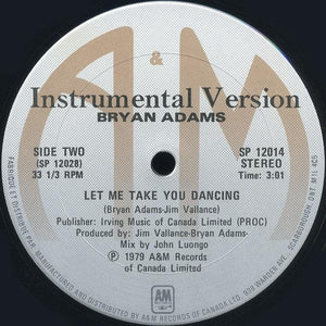 Bryan Adams - Let Me Take You Dancing 1979 - Quarantunes