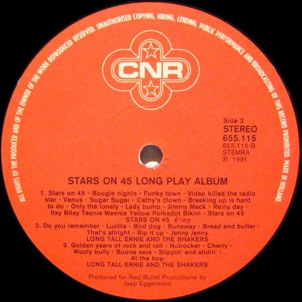 Stars On 45 - Long Play Album - 1981 - Quarantunes