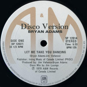 Bryan Adams - Let Me Take You Dancing 1979 - Quarantunes