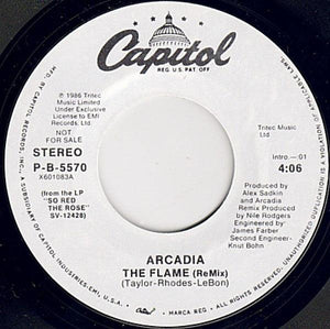 Arcadia - The Flame (Remix) - 1986 - Quarantunes