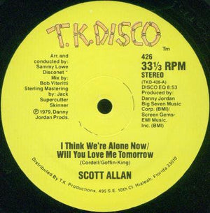 Scott Allan - I Think We're Alone Now / Will You Love Me Tomorrow - Quarantunes