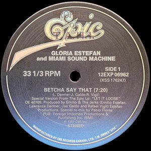 Miami Sound Machine - Betcha Say That - 1987 - Quarantunes