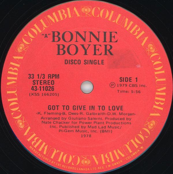 Bonnie Boyer - Got To Give In To Love / Never, Never - 1979 - Quarantunes