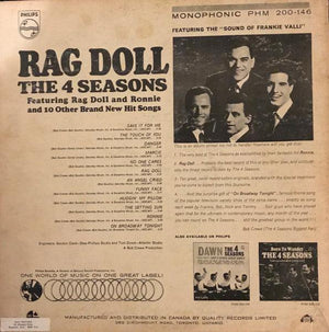 The 4 Seasons - Rag Doll (mono) 1964 - Quarantunes
