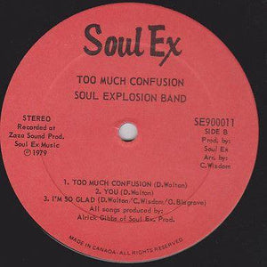 Soul Explosion Band - Too Much Confusion (used) 1979 - Quarantunes