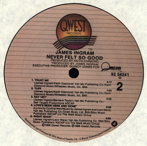 James Ingram - Never Felt So Good 1986 - Quarantunes