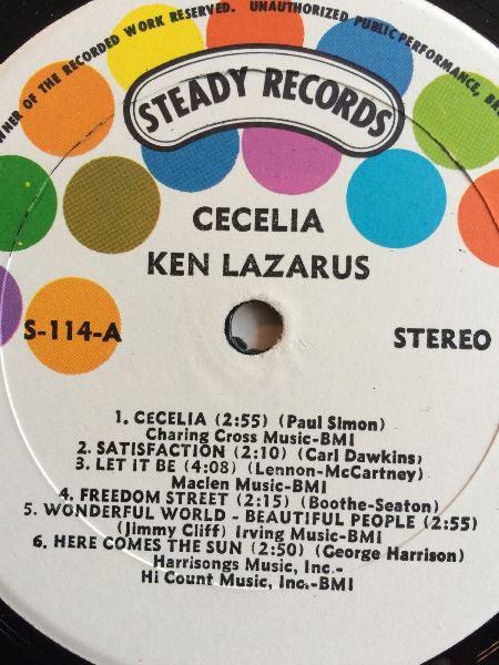 Ken Lazarus - Cecelia 1970 - Quarantunes