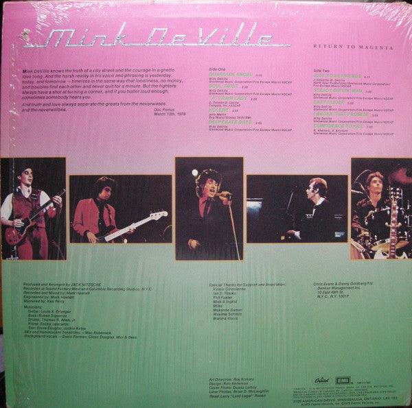 Mink DeVille - Return To Magenta 1978 - Quarantunes