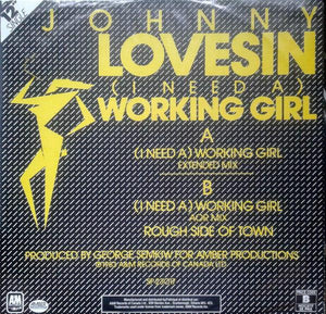 Johnny Lovesin - (I Need A) Working Girl - 1983 - Quarantunes