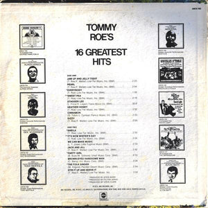 Tommy Roe - Tommy Roe's 16 Greatest Hits 1972 - Quarantunes