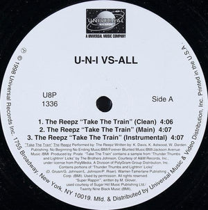 Various - U-N-I VS-ALL (12") 1998 - Quarantunes