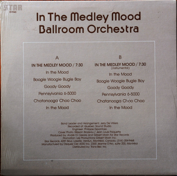 Ballroom Orchestra - In The Medley Mood
