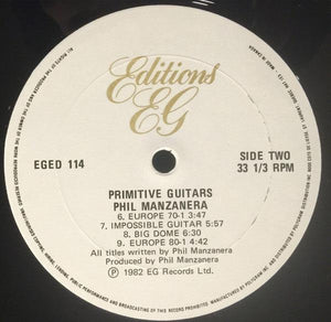 Phil Manzanera - Primitive Guitars - 1982 - Quarantunes