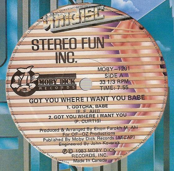 Stereo Fun Inc. - Got You Where I Want You Babe - Quarantunes