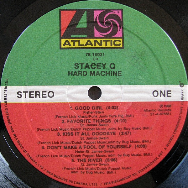 Stacey Q - Hard Machine