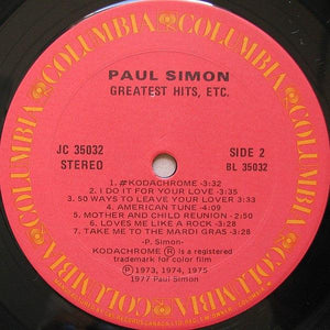 Paul Simon - Greatest Hits, Etc. - 1977 - Quarantunes