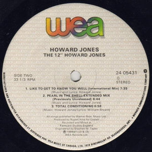 Howard Jones - The 12" Album - 1984 - Quarantunes