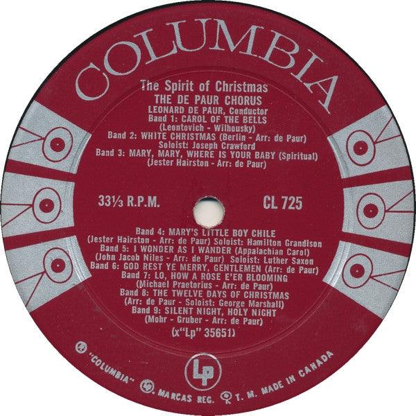 The De Paur Chorus|Leonard De Paur - The Spirit Of Christmas 1955 - Quarantunes