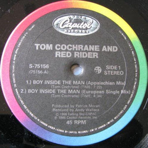 Tom Cochrane|Red Rider - And Boy Inside The Man (12") 1986 - Quarantunes