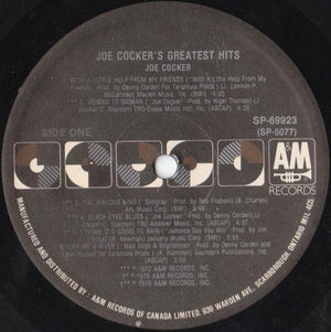Joe Cocker - Joe Cocker's Greatest Hits - Quarantunes