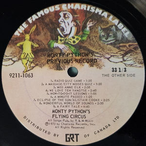 Monty Python - Monty Python's Previous Record - 1973 - Quarantunes