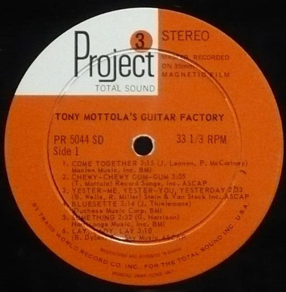 Tony Mottola - Tony Mottola's Guitar Factory 1970 - Quarantunes