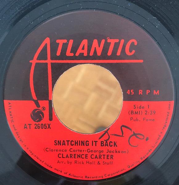 Clarence Carter - Snatching It Back / Making Love (At The Dark End Of The Street) 1969 - Quarantunes