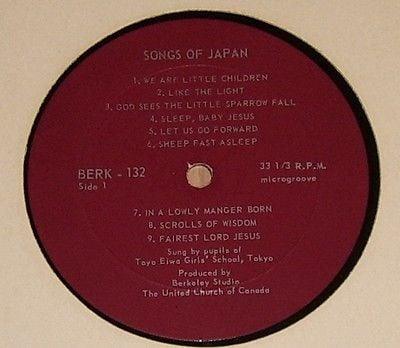 Toyo Eiwa Girls School, Tokyo - Songs Of Japan 1960 - Quarantunes