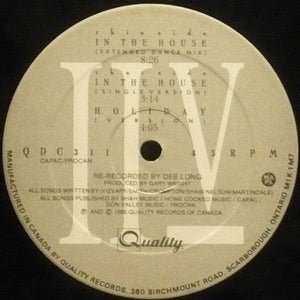 Images In Vogue - In The House (Extended Dance Remix) (12") 1986 - Quarantunes