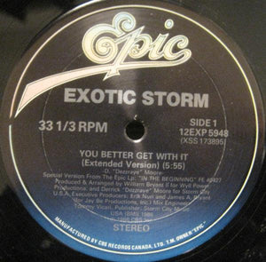 Exotic Storm - You Better Get With It 1986 - Quarantunes