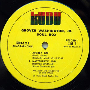 Grover Washington, Jr. - Soul Box - 1973 - Quarantunes