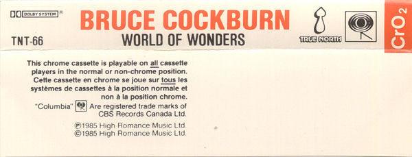 Bruce Cockburn - World Of Wonders 1986 - Quarantunes