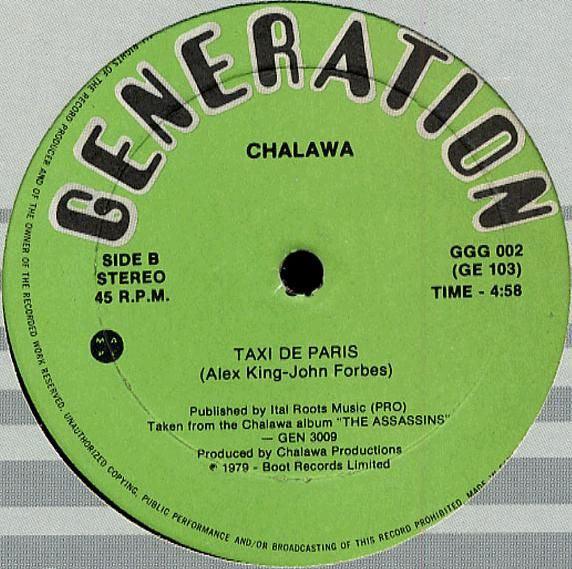 Chalawa - Tropical Borscht / Taxi De Paris 1979 - Quarantunes