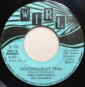 Mike Grosvenor & The Dynamics - Independent Man / Tell Me 1977 - Quarantunes