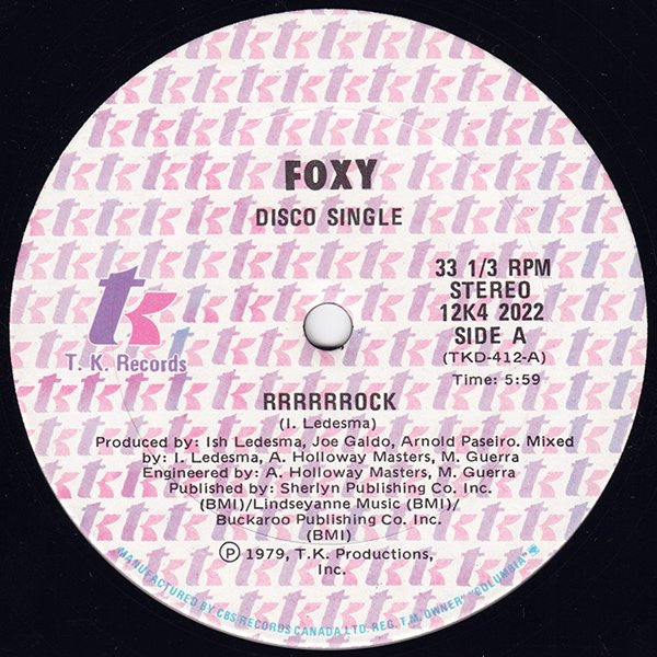 Foxy - Rrrrrrock