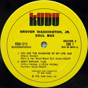 Grover Washington, Jr. - Soul Box - 1973 - Quarantunes
