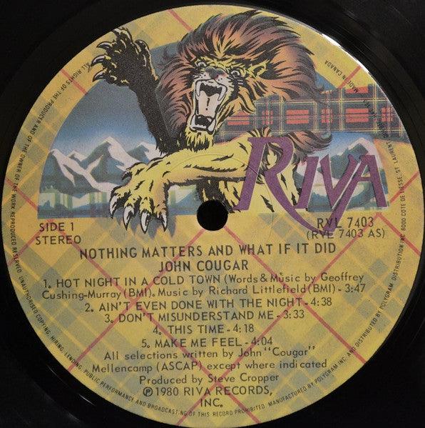 John Cougar - Nothin' Matters And What If It Did 1980 - Quarantunes